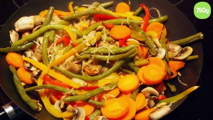 Wok de légumes inratable