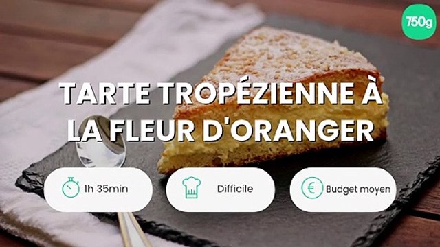 Tarte tropézienne à la fleur d'oranger