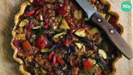 Tarte salée ensoleillée