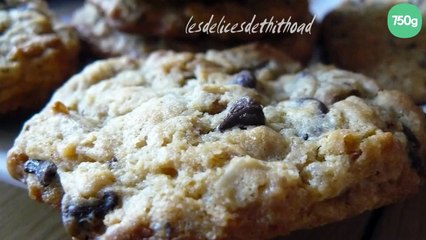 Cookies au muesli et aux pépites de chocolat