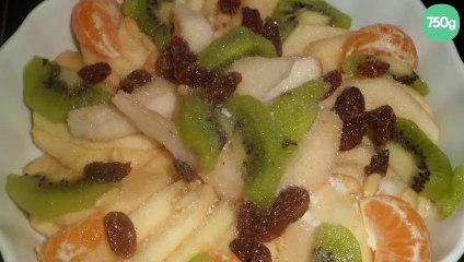 Salade de fruits d'hiver maison