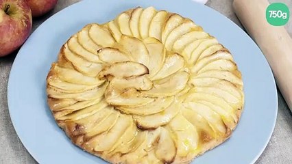 Tarte normande à pâte fine