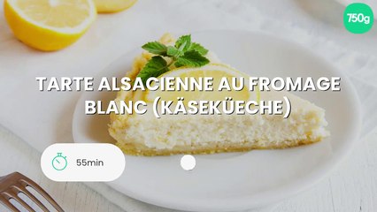 Tarte alsacienne au fromage blanc (käseküeche)