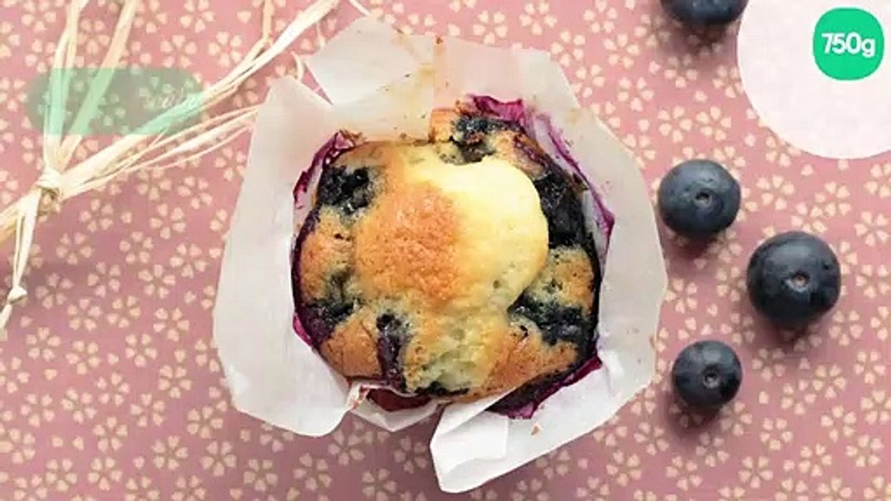 Muffins aux myrtilles comme à New York