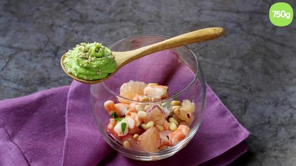 Avocat crevettes revisité