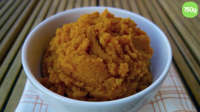 Purée de patates douces