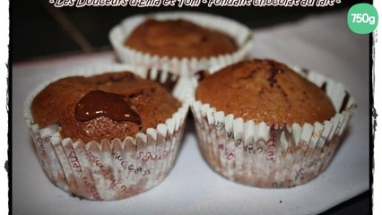 Petits fondants au chocolat au lait