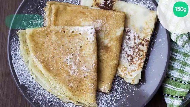 Crêpes légères sans gluten et sans lait de vache