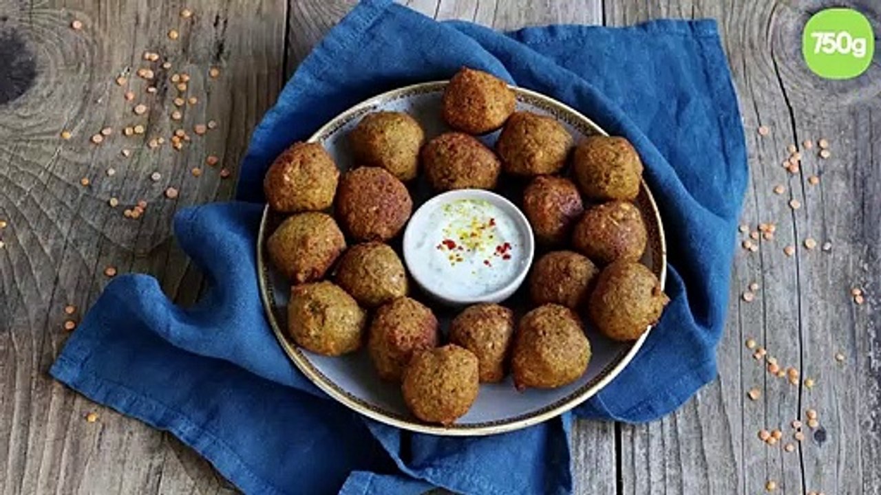 Falafels de lentilles corail