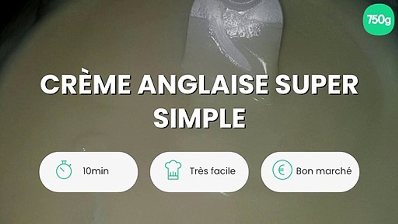 Crème anglaise super simple