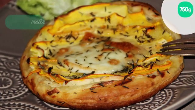 Tartes Fines Courgettes Boursin