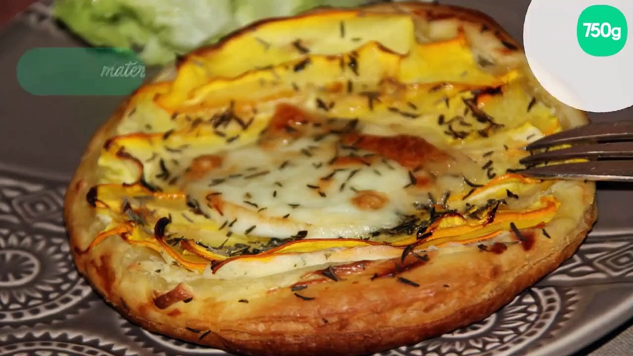 Tartes Fines Courgettes Boursin