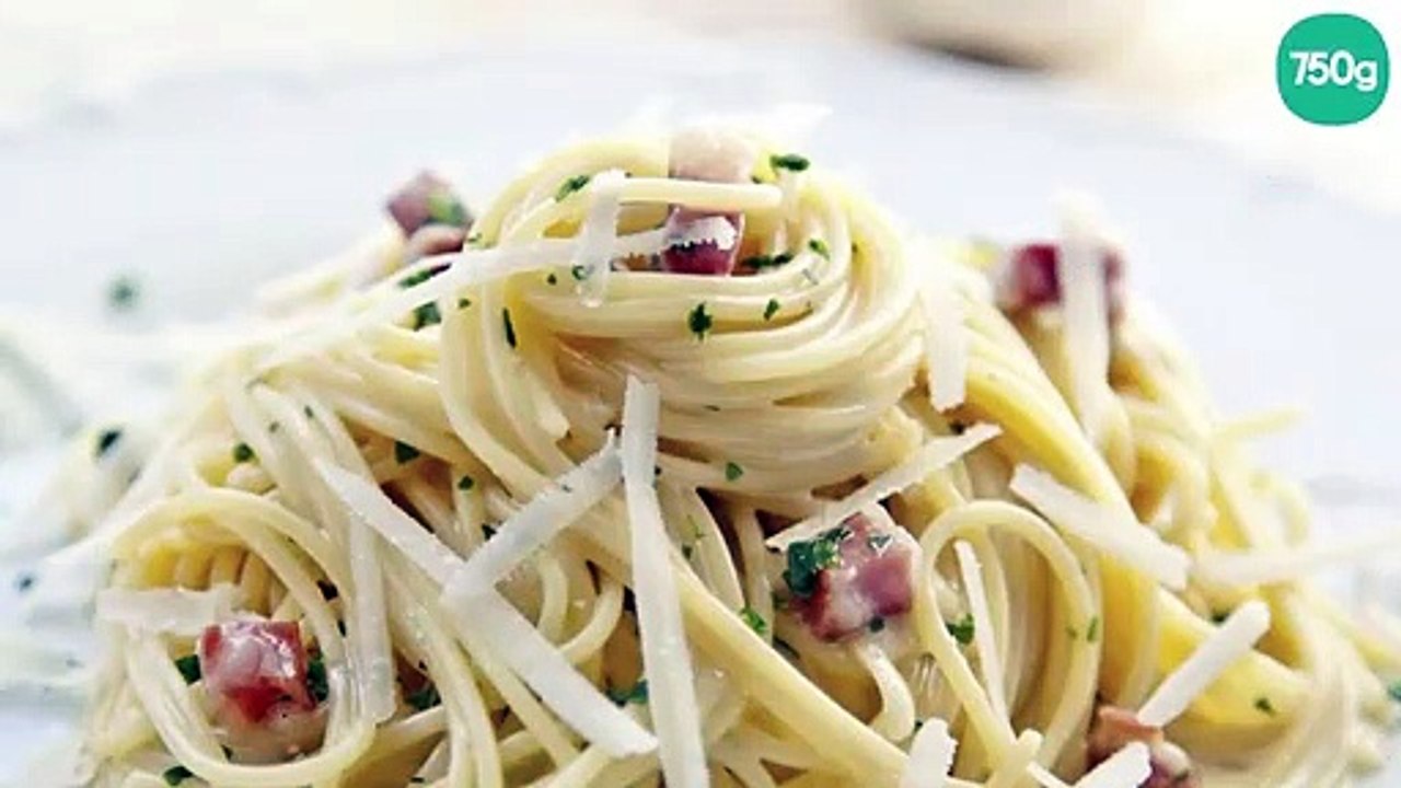 Pâtes carbonara et Parmigiano Reggiano AOP Giovanni Ferrari
