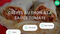 Crêpes au thon à la sauce tomate