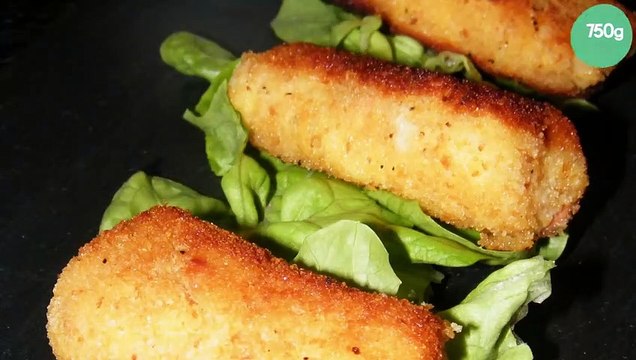 Croquettes de purée, jambon, gruyère