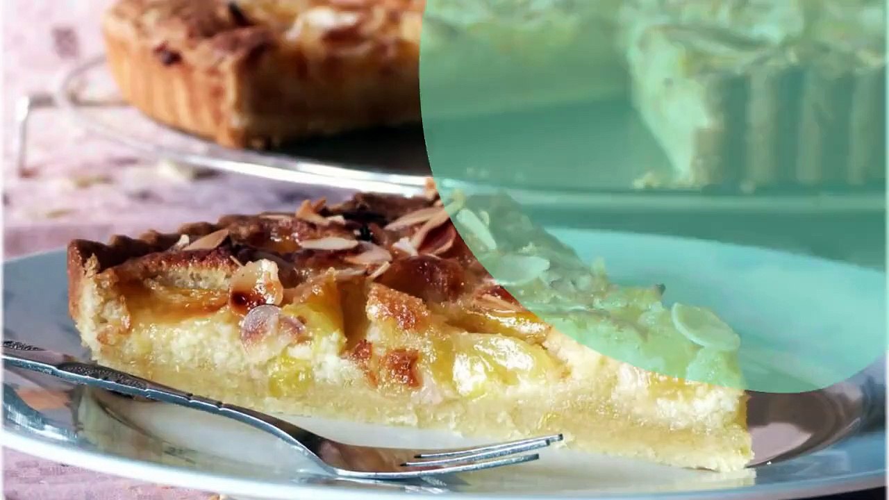Tarte aux prunes jaunes et amandes
