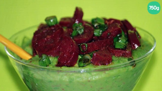 Verrines petits-pois chorizo