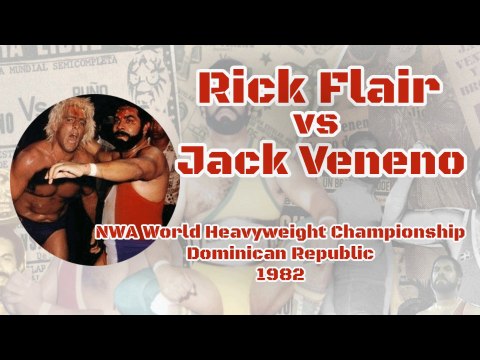 Jack Veneno vs Rick Flair - NWA World Heavyweight Championship Dom. Rep. 1982