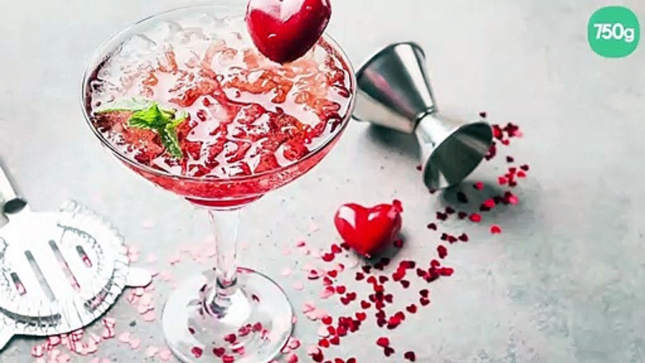 Cocktail saint valentin