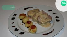 Filet mignon de porc sauce au foie gras et à la figue