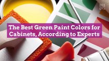 The Best Green Paint Colors for Cabinets, According to Experts