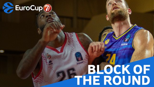 7DAYS EuroCup Block of the Round: Mathias Lessort, AS Monaco