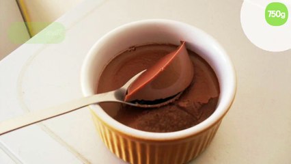 Flan au chocolat à l'agar agar
