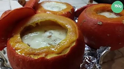 Potimarron farci façon tartiflette