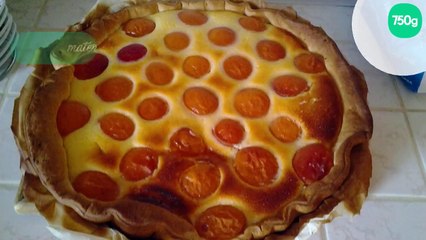 Tarte abricots et fromage blanc