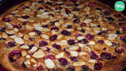 Tarte amandine aux framboises