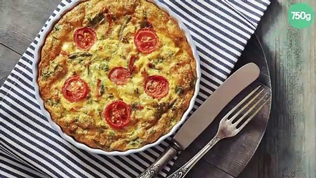 Quiche aux courgettes et aux tomates cerises
