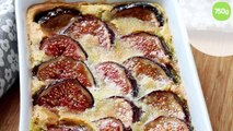 Clafoutis figues et lait d'amandes