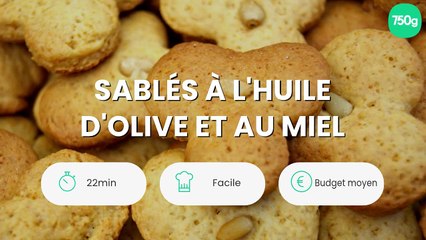 Sablés à l'huile d'olive et au miel