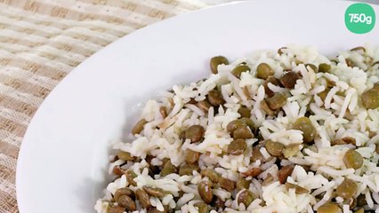 Riz aux lentilles