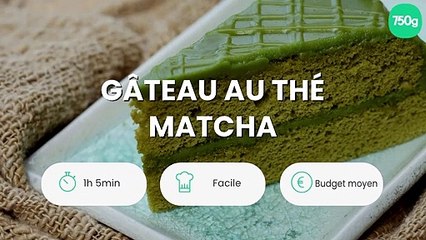 Gâteau au thé matcha