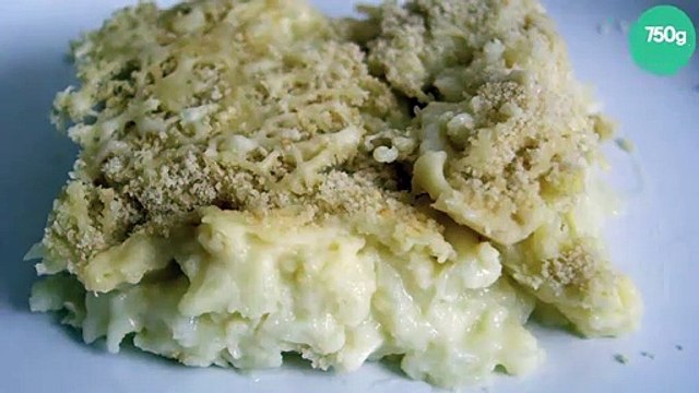 Gratin de chou-fleur en béchamel