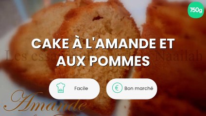 Cake à l'amande et aux pommes