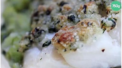 Cabillaud en croûte d'herbes
