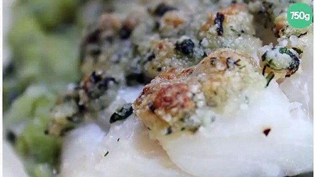 Cabillaud en croûte d'herbes