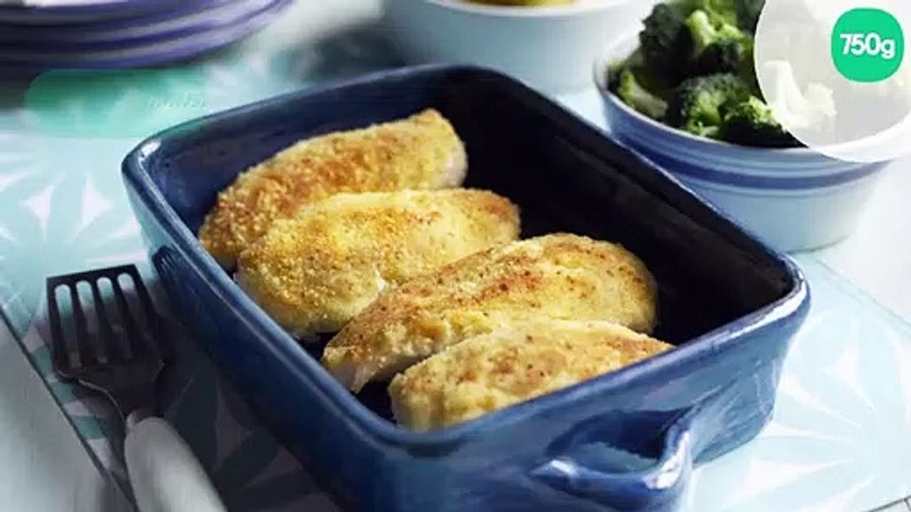 Poulet en croûte de parmesan