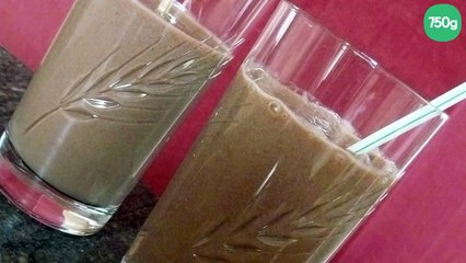 Smoothie banane chocolat