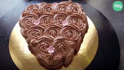 Gateau cœur yaourt mascarpone nutella