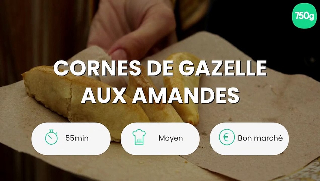 Cornes de gazelle aux amandes