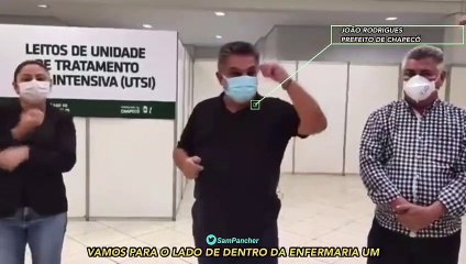 Prefeito elogiado por Bolsonaro por 'boa condução'  fez lockdown
