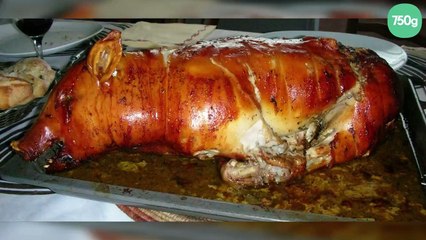 Cochon de lait rôti au four maison