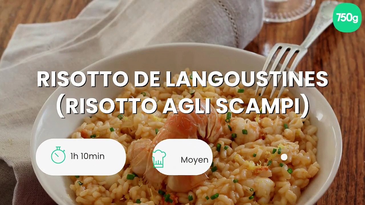 Risotto de langoustines (Risotto agli scampi)