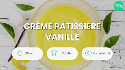 Crème pâtissière vanille