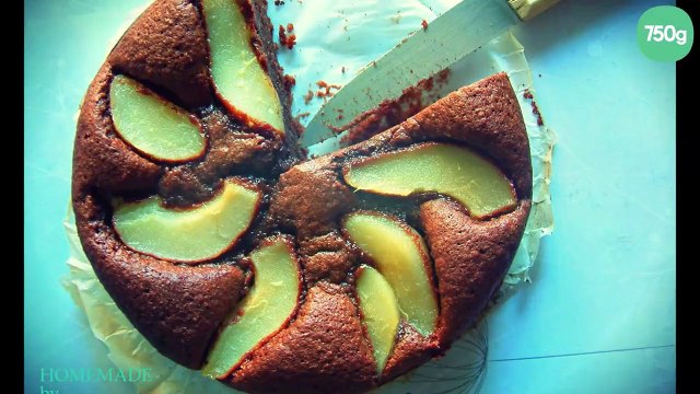 Gâteau chocolat poire gourmand et sans gluten