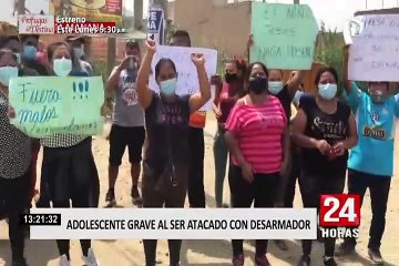 Carabayllo: adolescente se encuentra en estado de gravedad tras ser agredido por un taxista con un desarmador