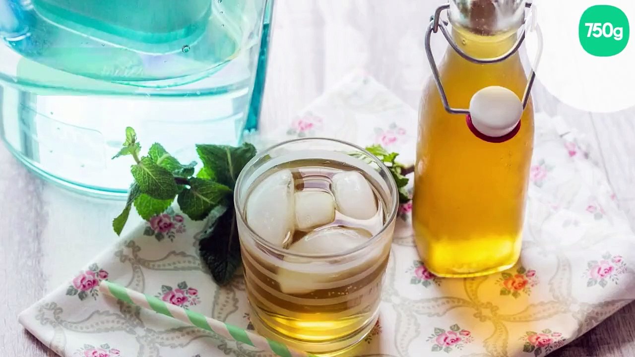 Sirop de menthe rafraîchissant